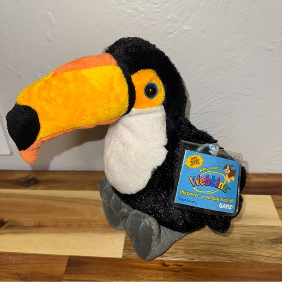 Webkinz Ganz Retired Toco Toucan HM223 Plush With New Unused Sealed Code! - Picture 1 of 3